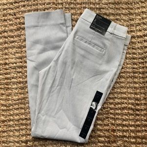 Tags still on! Banana republic- Sloan curvy fit, size 2! Soft grey&white stripes